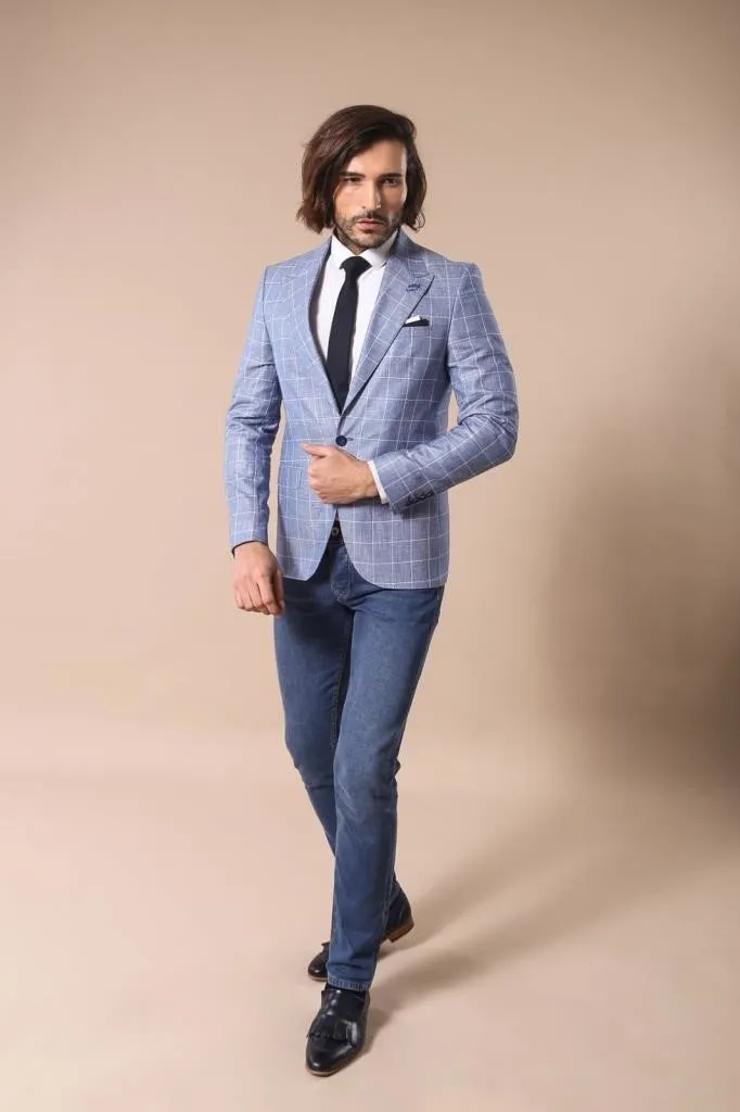 15506 Blue Blazer Jacket