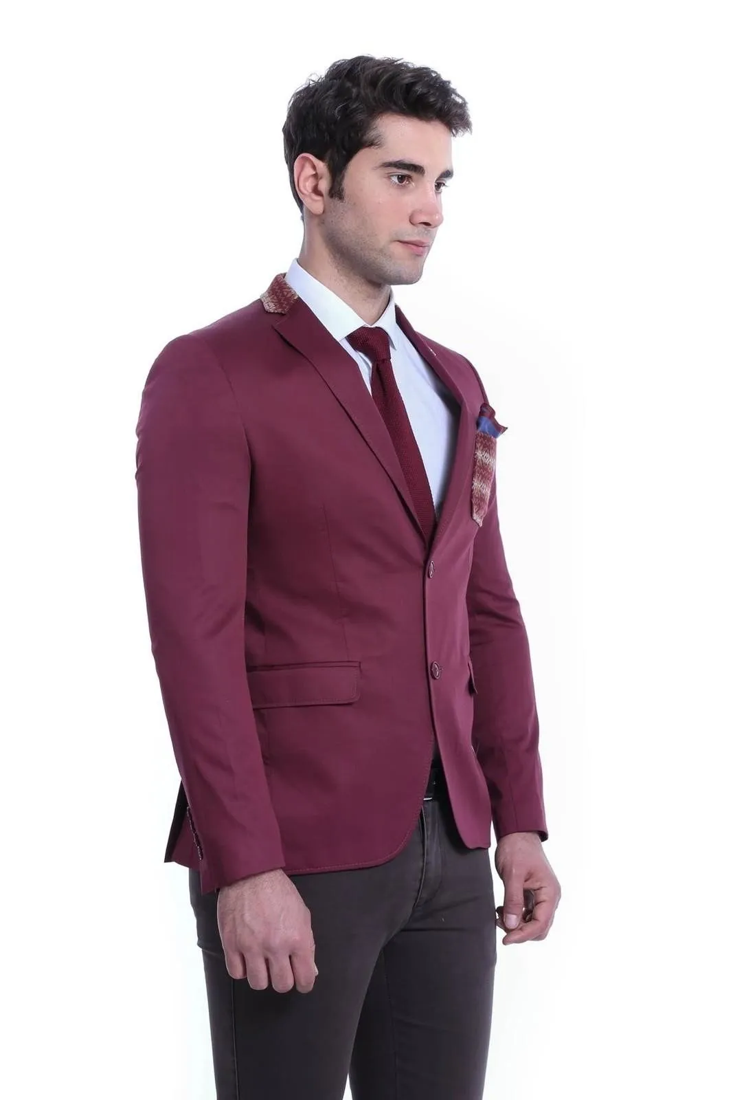 15582 Burgundy Blazer