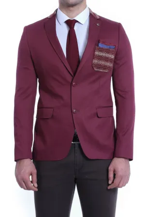 15582 Burgundy Blazer