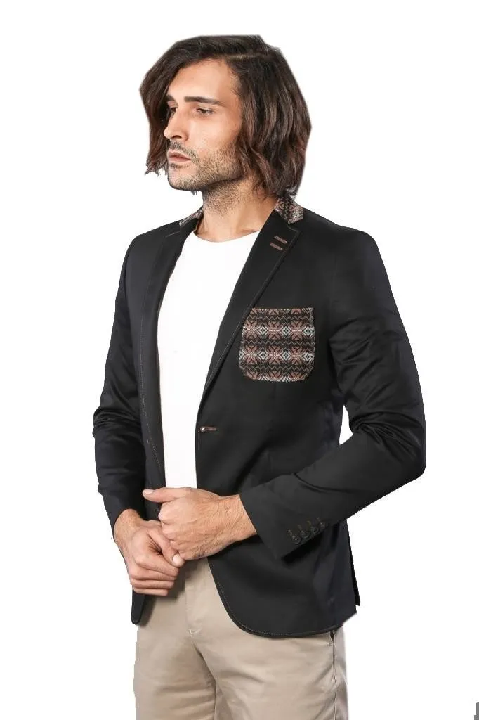 15606 Black Wool Jacket