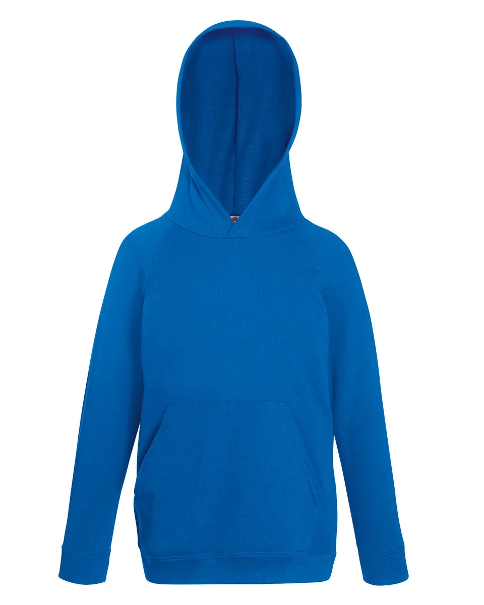 62009 Fruit Of The Loom Children's Lightweight Hooded Raglan Sweat