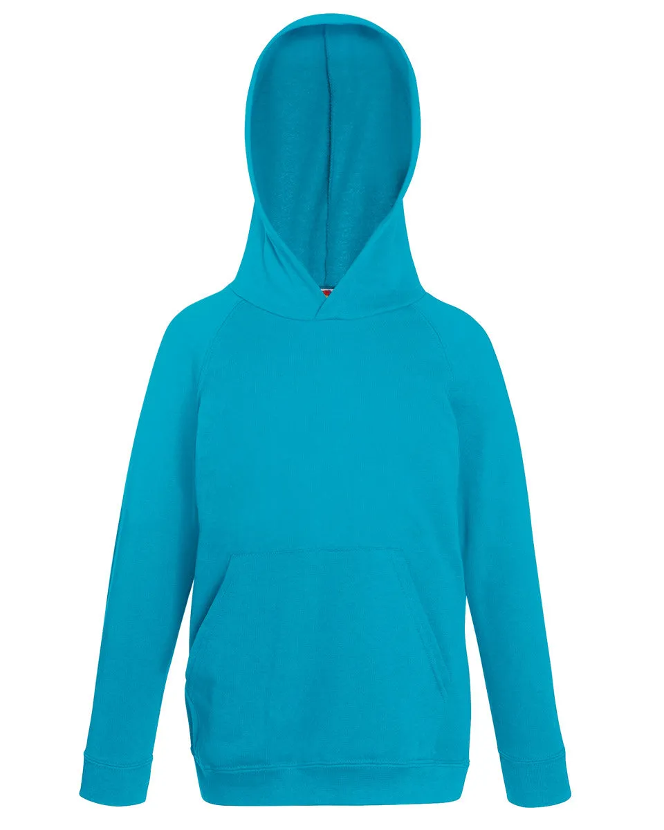 62009 Fruit Of The Loom Children's Lightweight Hooded Raglan Sweat