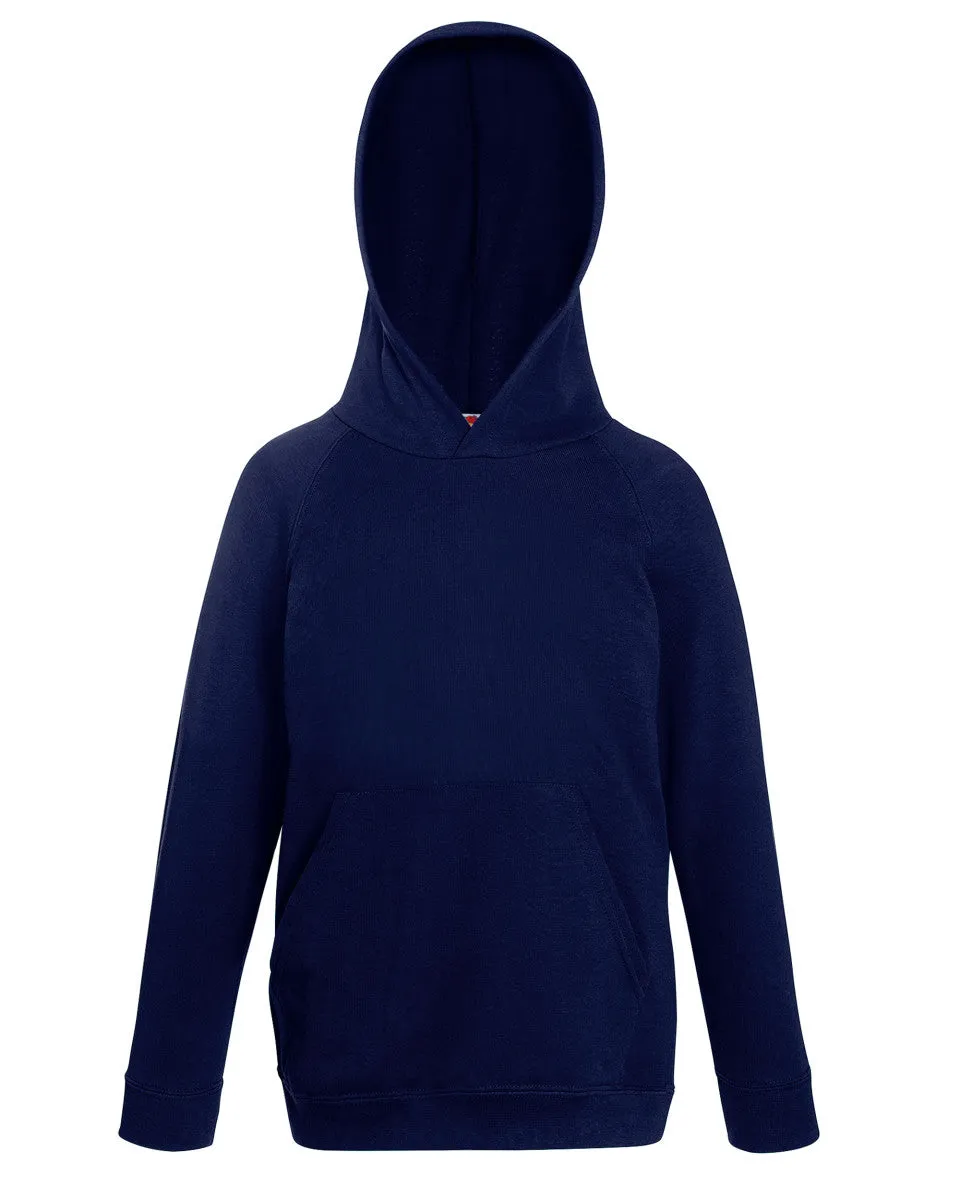 62009 Fruit Of The Loom Children's Lightweight Hooded Raglan Sweat