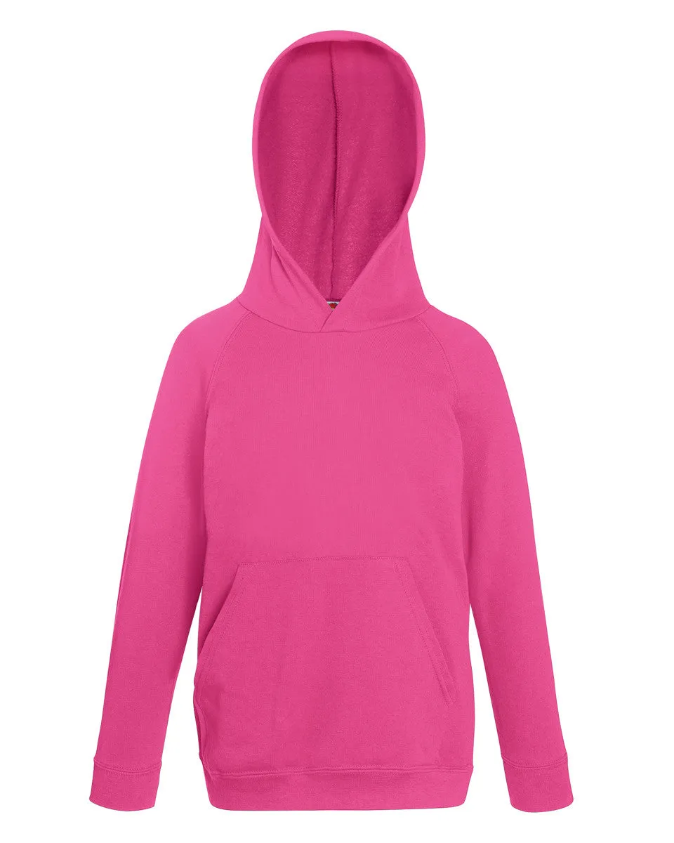 62009 Fruit Of The Loom Children's Lightweight Hooded Raglan Sweat