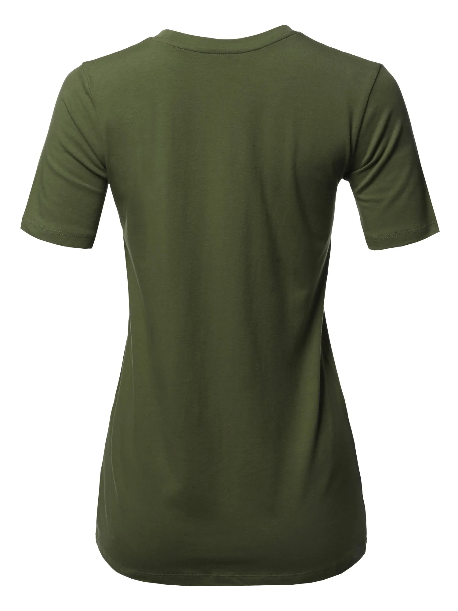 Basic Solid Premium Cotton Short Sleeve Crew Neck T Shirt Tee Tops