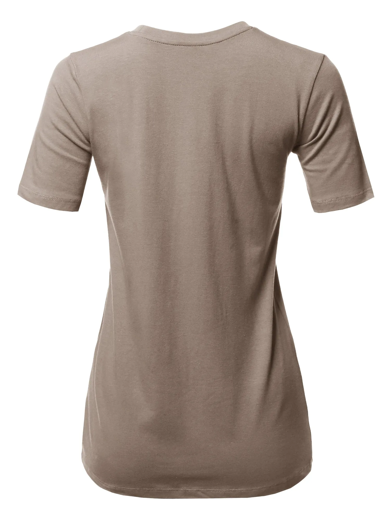 Basic Solid Premium Cotton Short Sleeve Crew Neck T Shirt Tee Tops