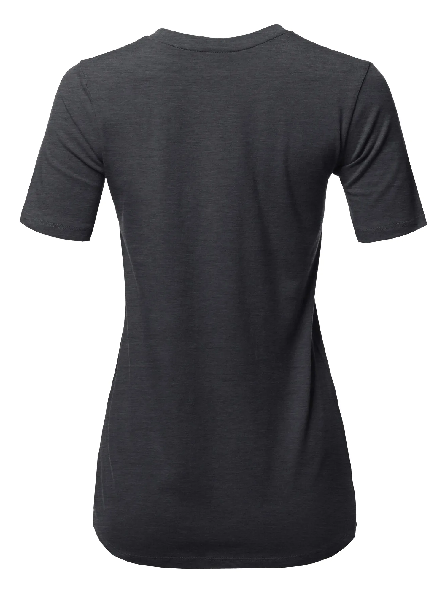 Basic Solid Premium Cotton Short Sleeve Crew Neck T Shirt Tee Tops