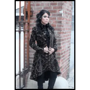 Brown Velvet Lion Heart Coat {Medium}