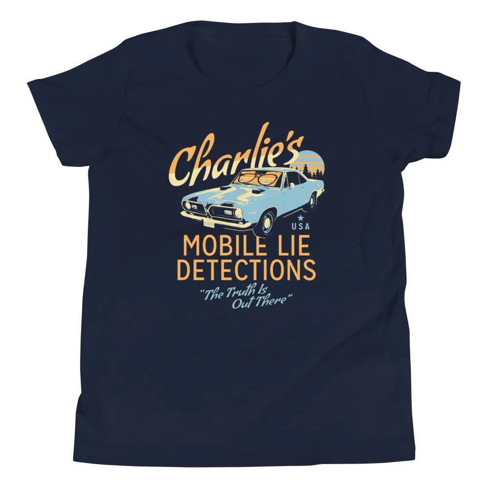 Charlie's Mobile Lie Detection Kid's Youth Tee