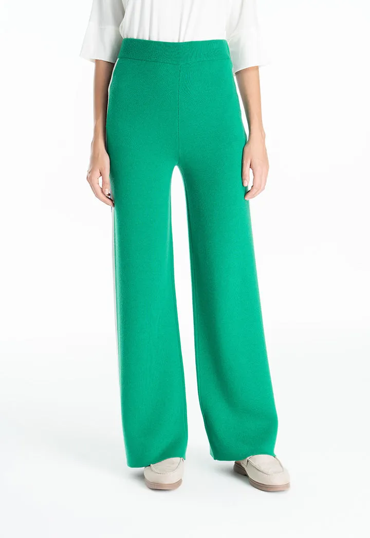 Choice Side Contrast Stripe Trouser Green