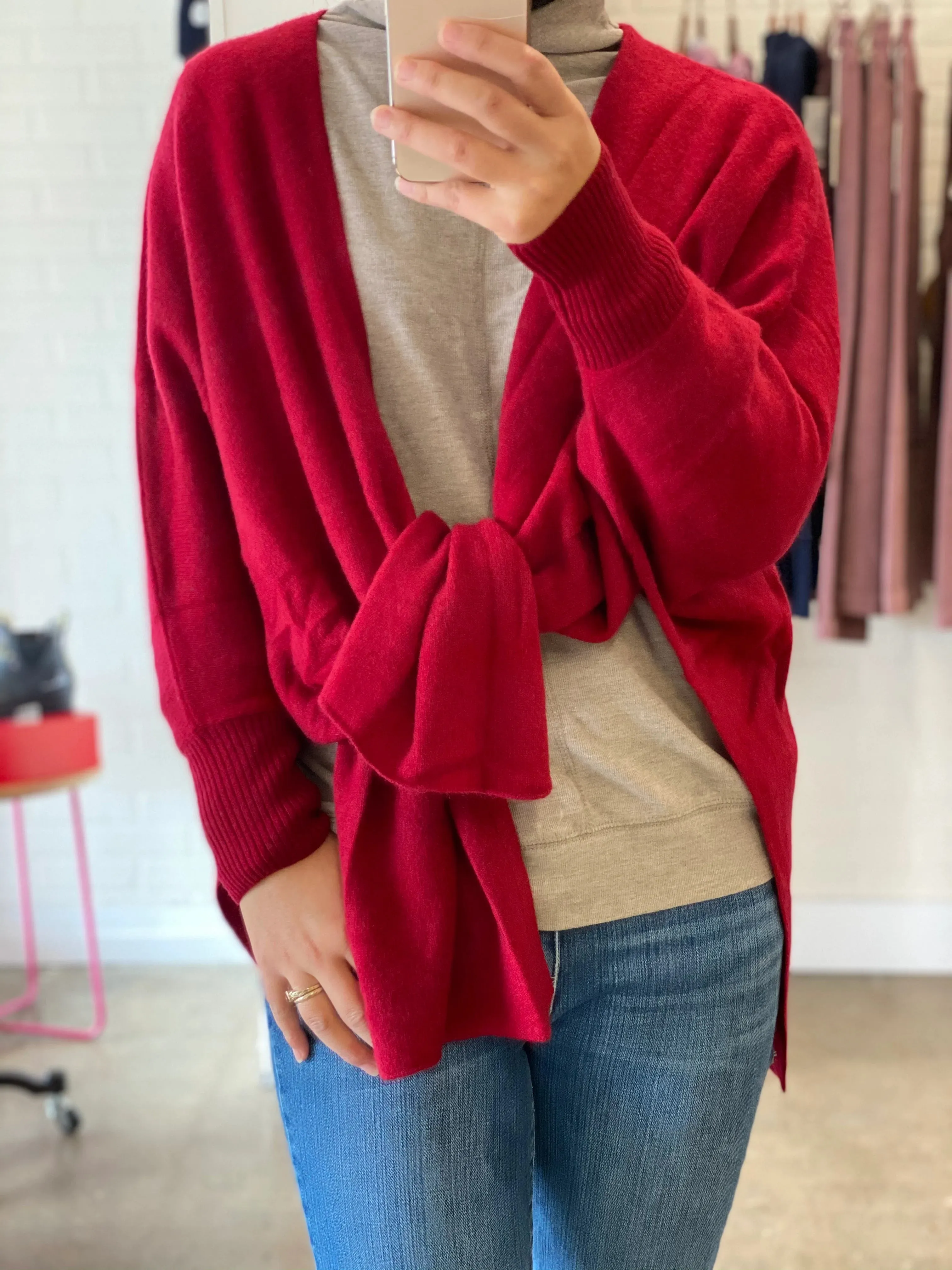 Clutch Fluid Cashmere Cardigan