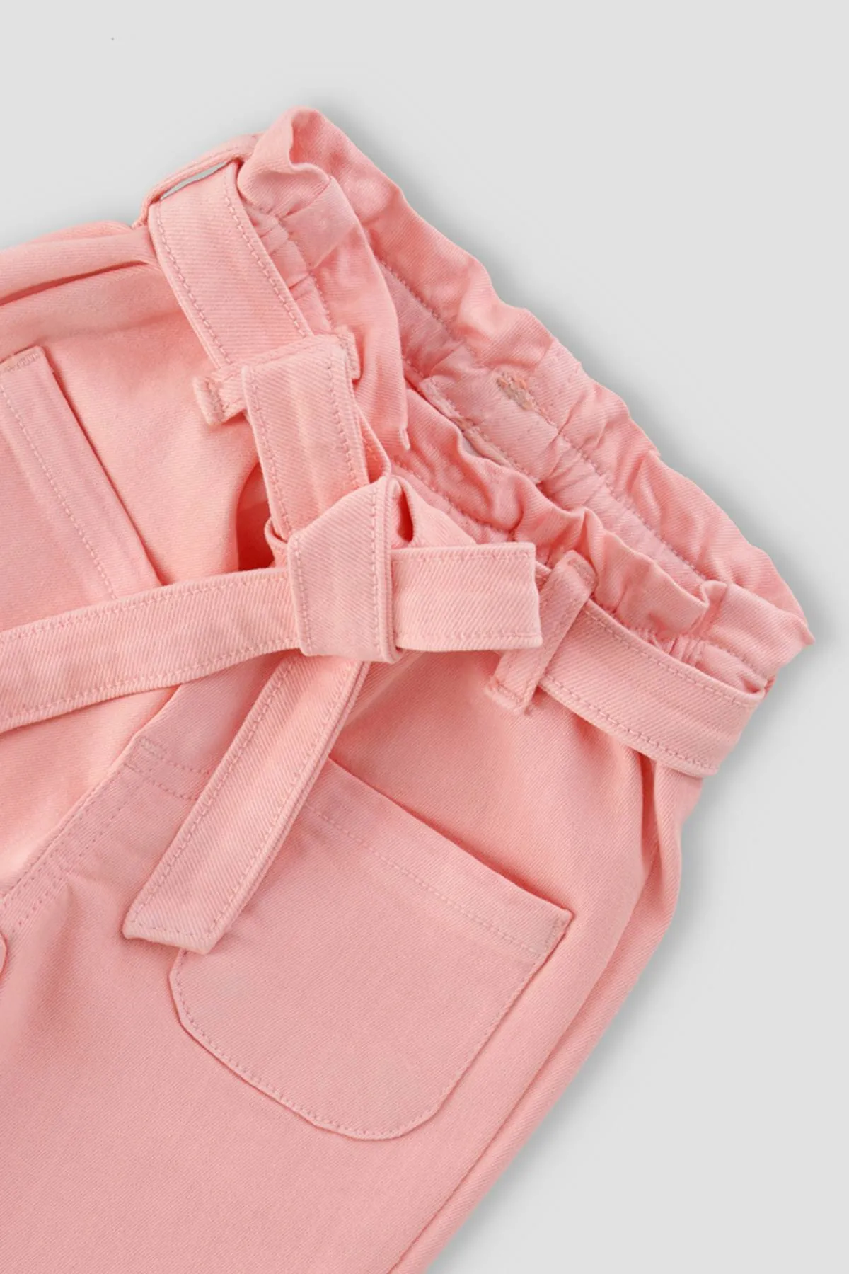 Cotton Pant For Baby Girl - Pink