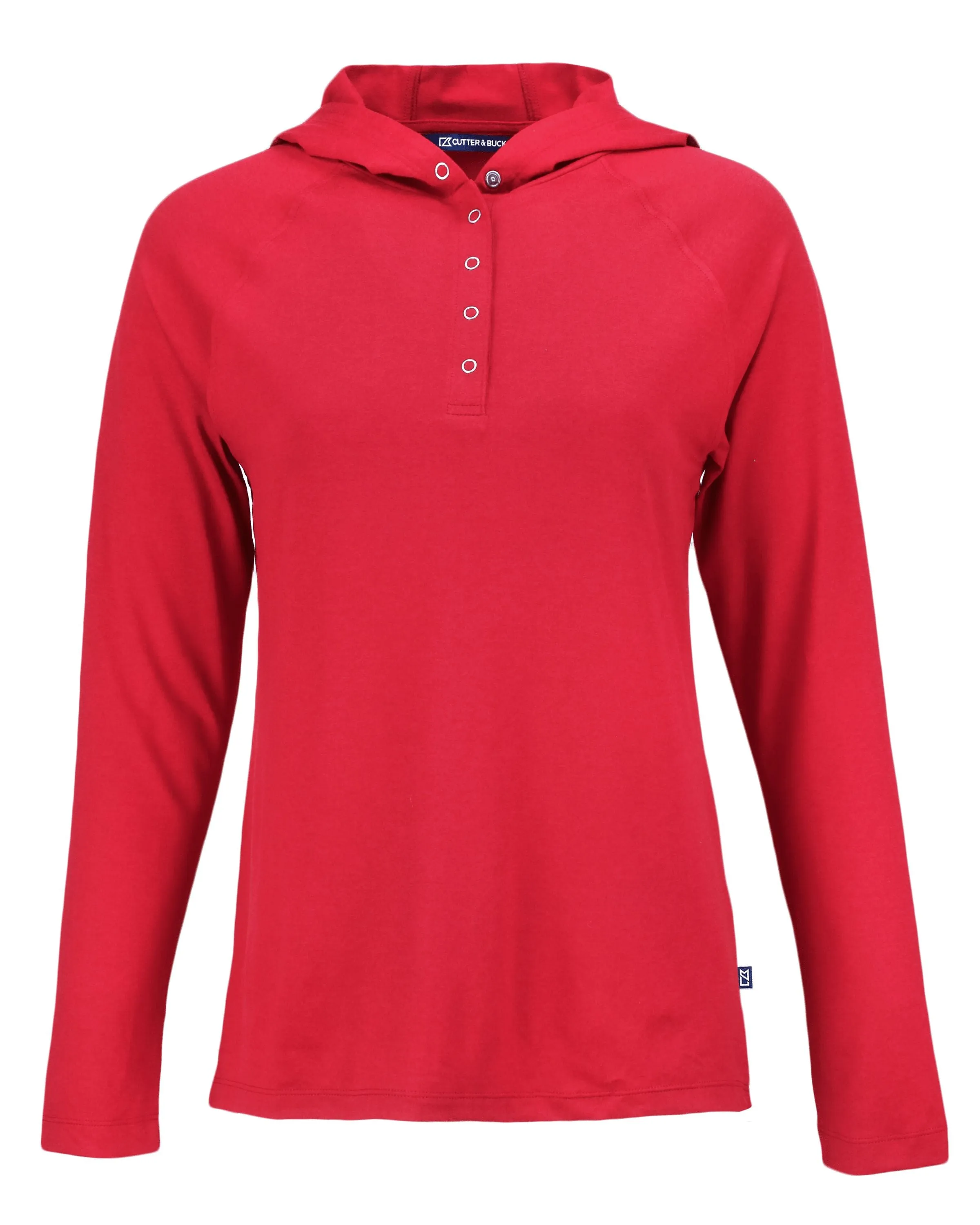 Cutter & Buck Coastline Epic Comfort Eco Recycled Ladies Hooded Shirt