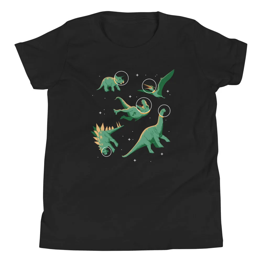 Dinos In Space Kid's Youth Tee