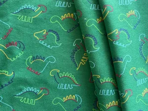 Dinos on Castleton Green French Terry Cotton Knit (Made in the Netherlands)