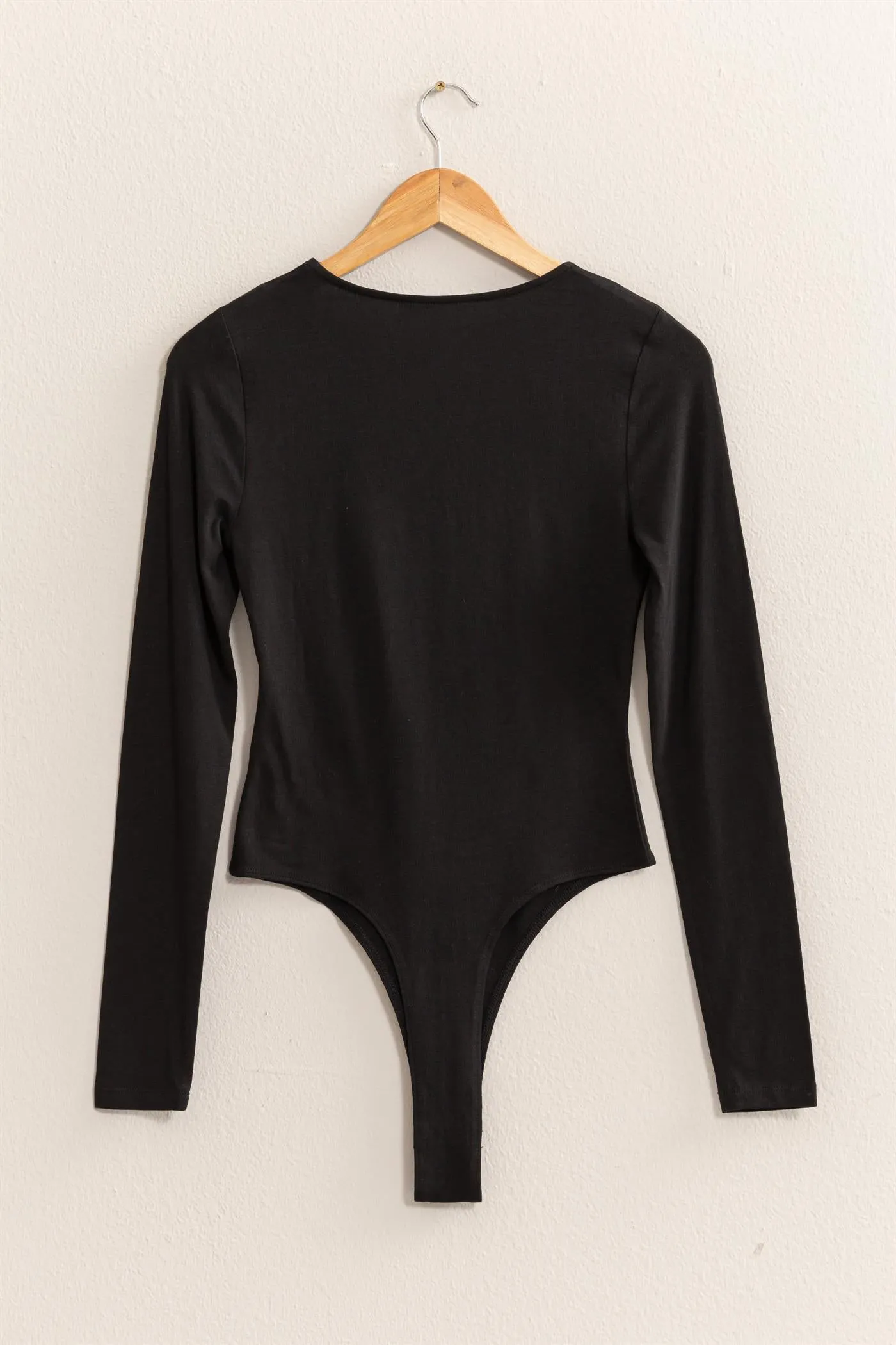 DZ24E768-LONG SLEEVE SWEETHEART NECK BODYSUIT