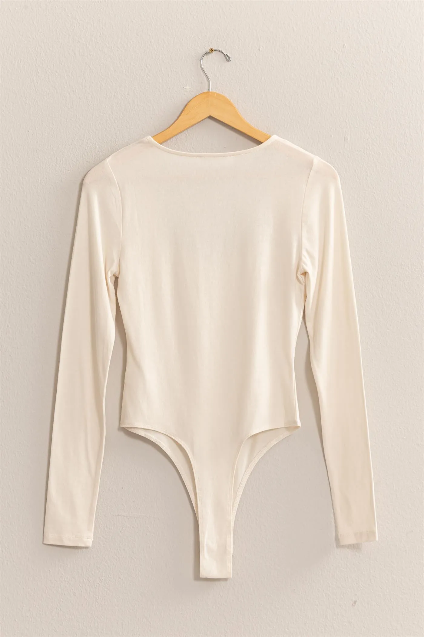 DZ24E768-LONG SLEEVE SWEETHEART NECK BODYSUIT