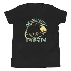 Emotional Support Opossum Kid's Youth Tee