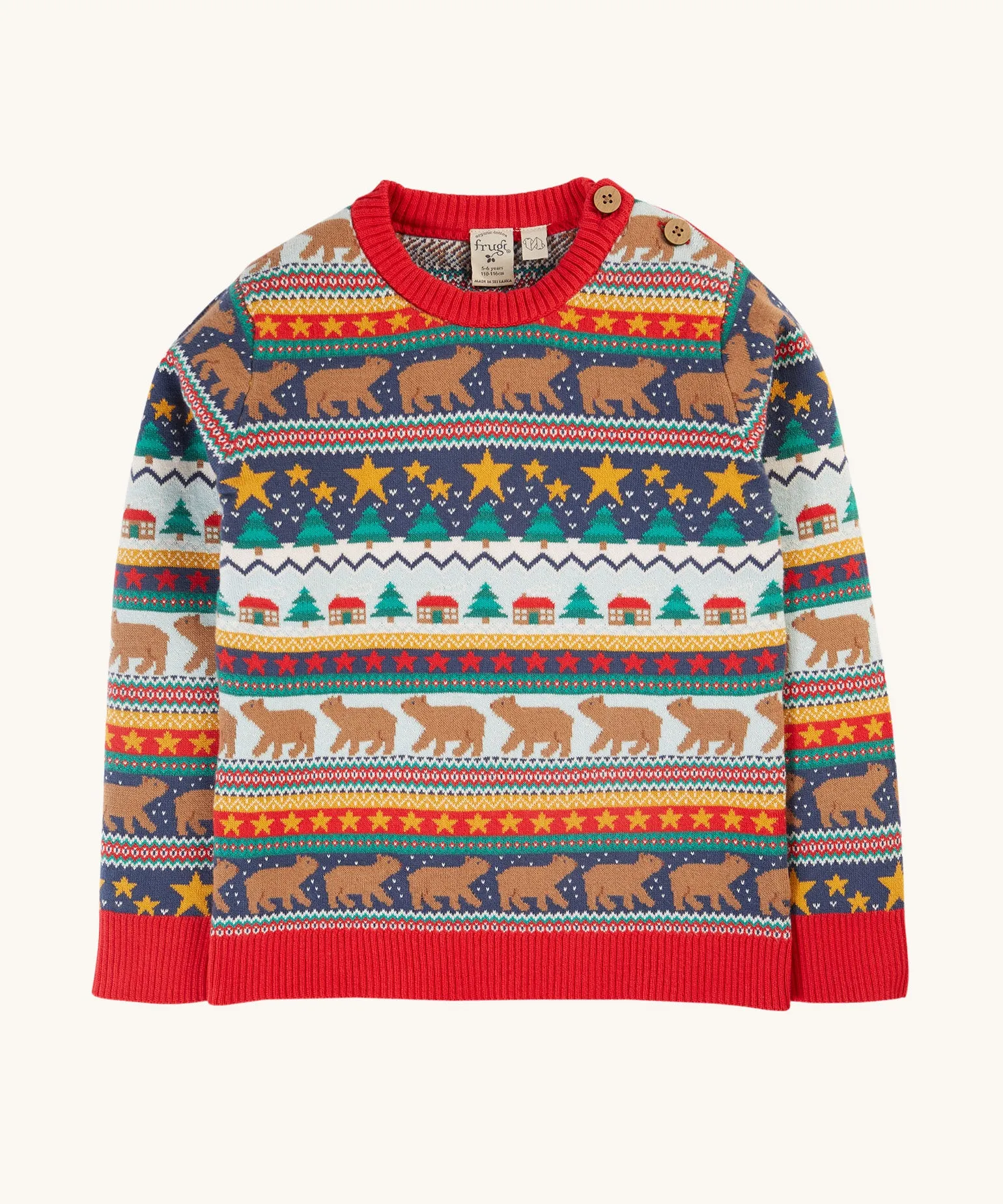 Frugi Forest Fairisle Christmas Jumper