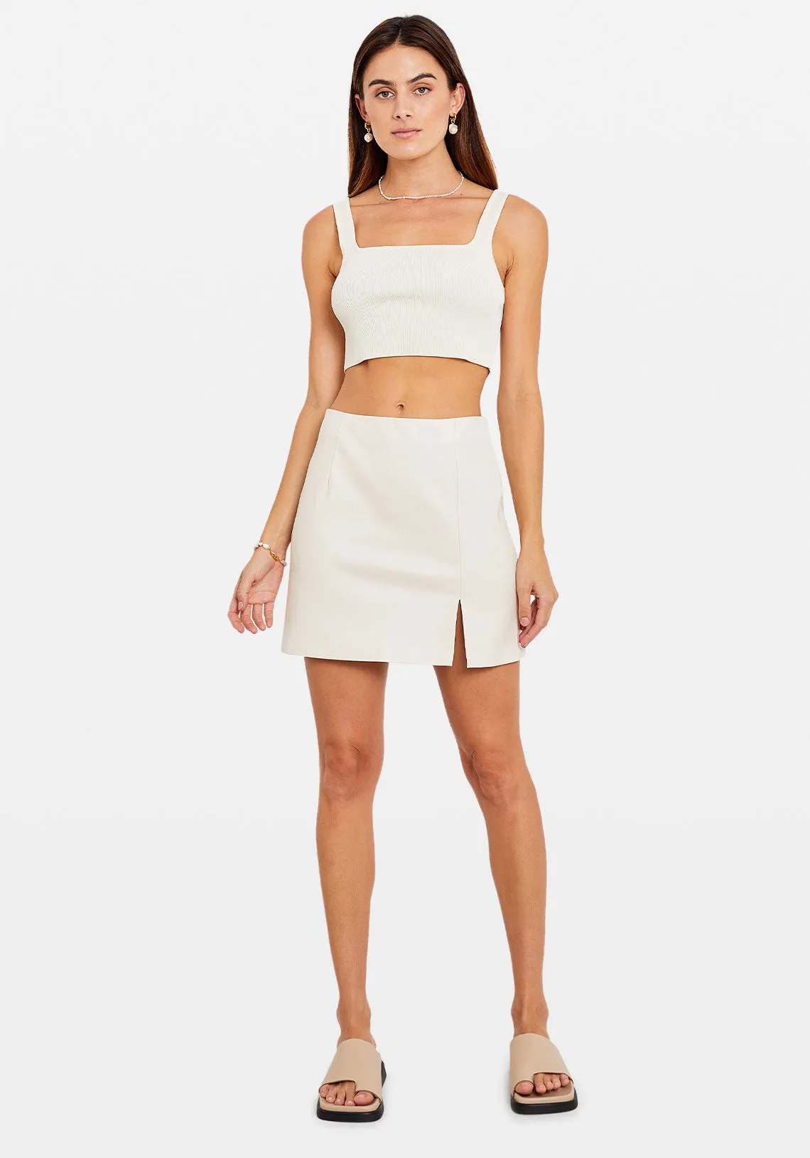 GERTRUDE MINI SKIRT CREAM