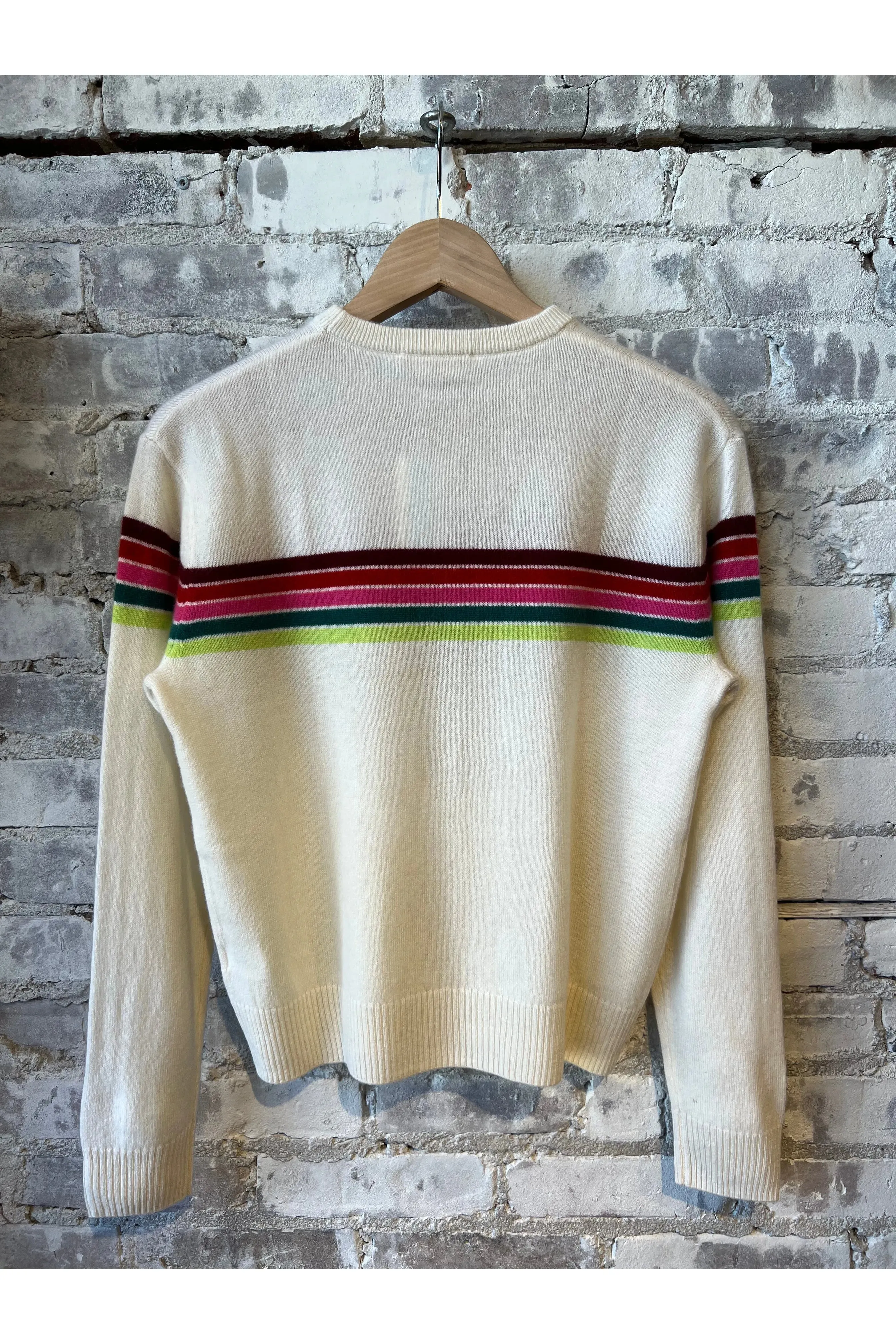 Harper Cashmere Sweater - Multi Stripe