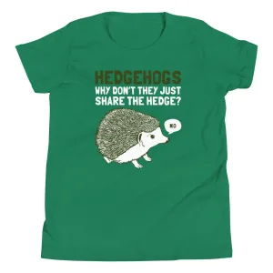 Hedgehogs Can't Share Kid's Youth Tee