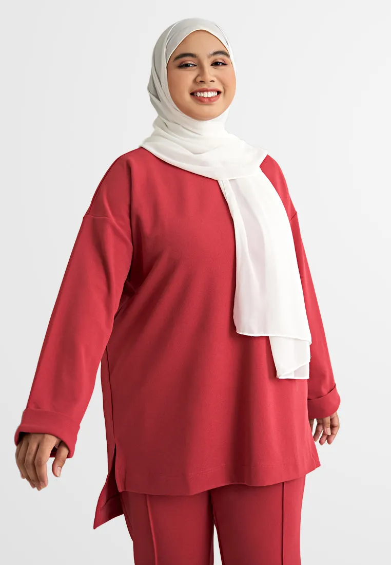 Holly Hi-Lo Elegant Minimalist Top