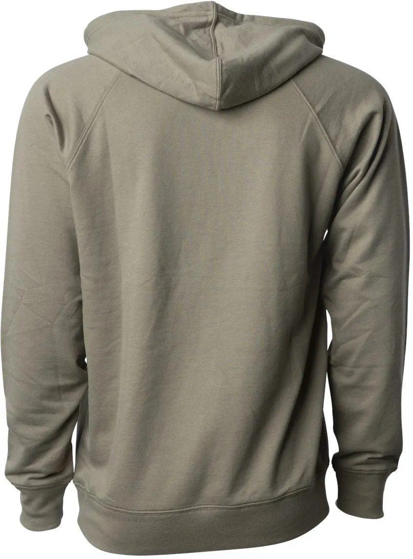 Independent Trading Co. Lightweight Loopback Terry Hooded Pullover