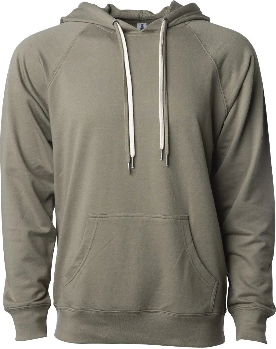 Independent Trading Co. Lightweight Loopback Terry Hooded Pullover