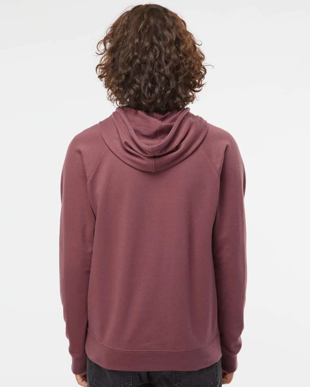 Independent Trading Co. Lightweight Loopback Terry Hooded Pullover