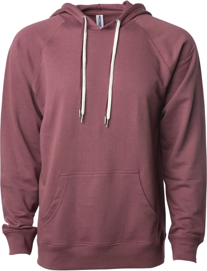 Independent Trading Co. Lightweight Loopback Terry Hooded Pullover