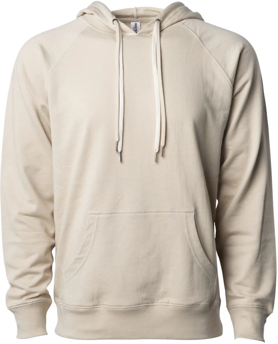 Independent Trading Co. Lightweight Loopback Terry Hooded Pullover