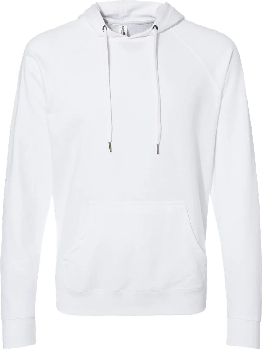 Independent Trading Co. Lightweight Loopback Terry Hooded Pullover