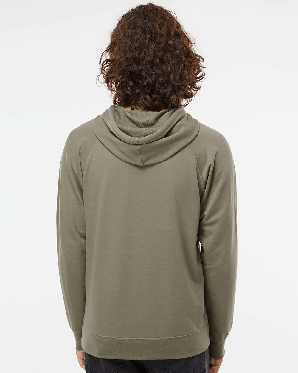 Independent Trading Co. Lightweight Loopback Terry Hooded Pullover