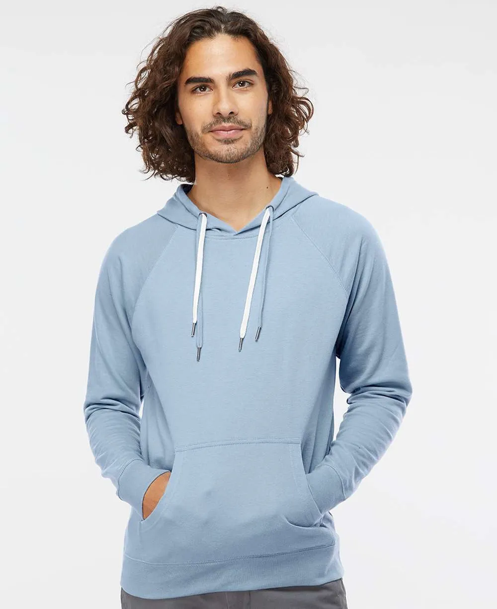 Independent Trading Co. Lightweight Loopback Terry Hooded Pullover