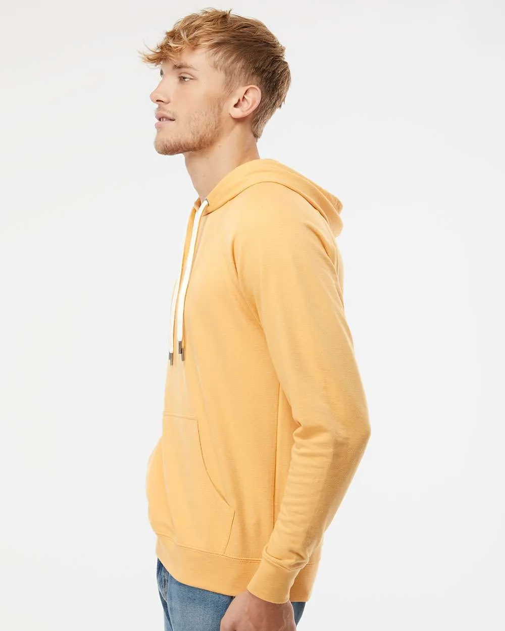 Independent Trading Co. Lightweight Loopback Terry Hooded Pullover