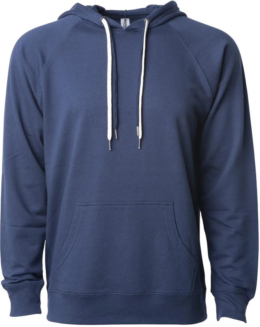 Independent Trading Co. Lightweight Loopback Terry Hooded Pullover