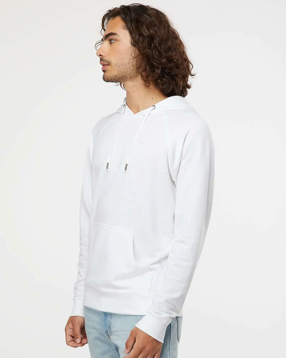 Independent Trading Co. Lightweight Loopback Terry Hooded Pullover