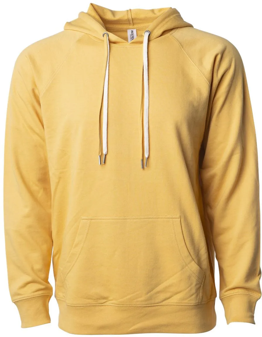 Independent Trading Co. Lightweight Loopback Terry Hooded Pullover