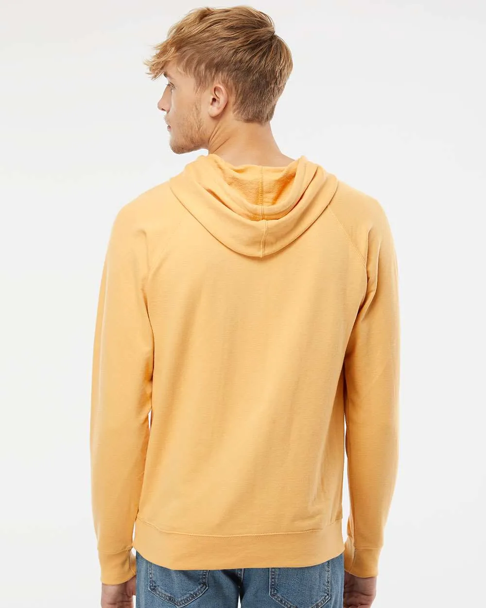 Independent Trading Co. Lightweight Loopback Terry Hooded Pullover