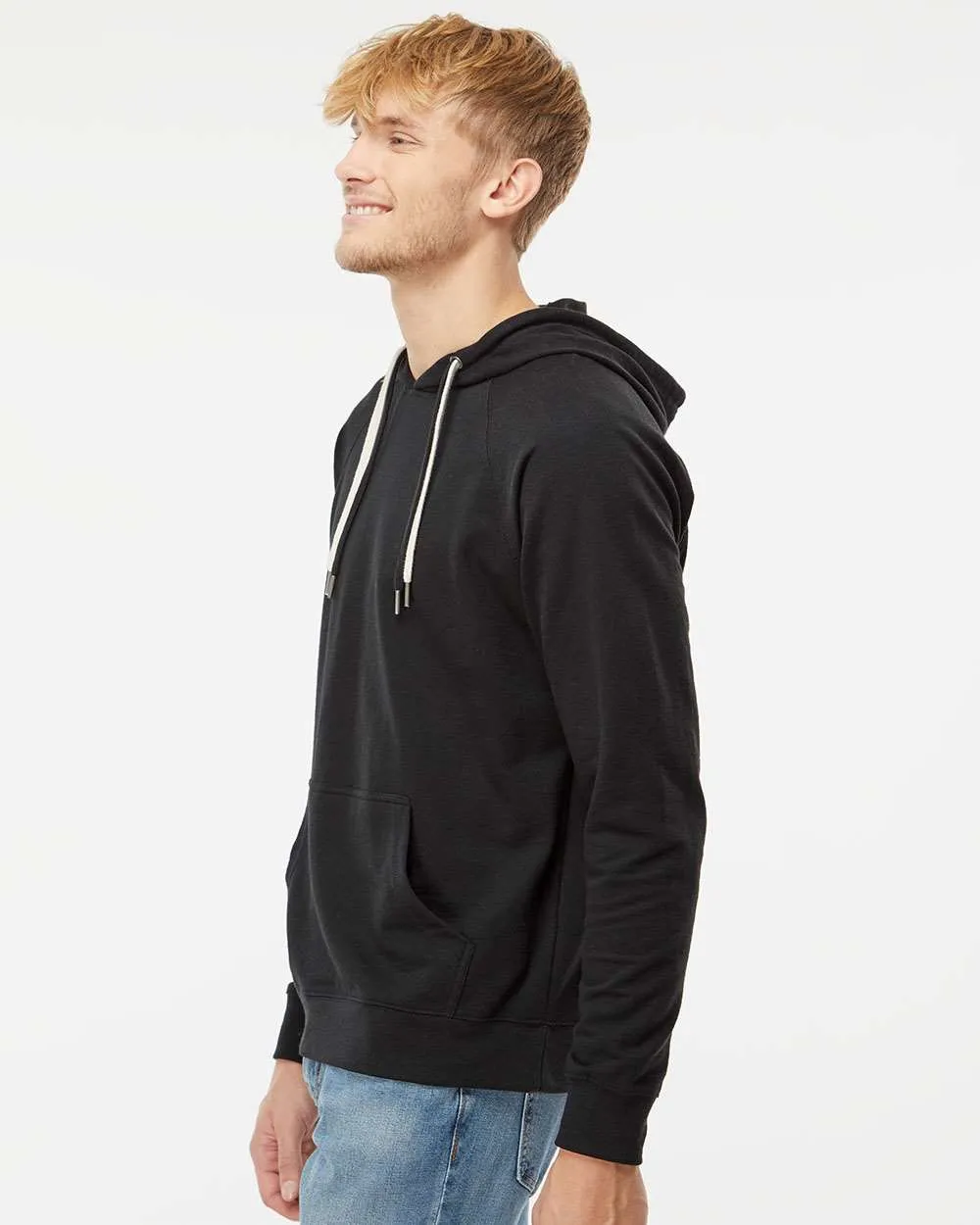 Independent Trading Co. Lightweight Loopback Terry Hooded Pullover