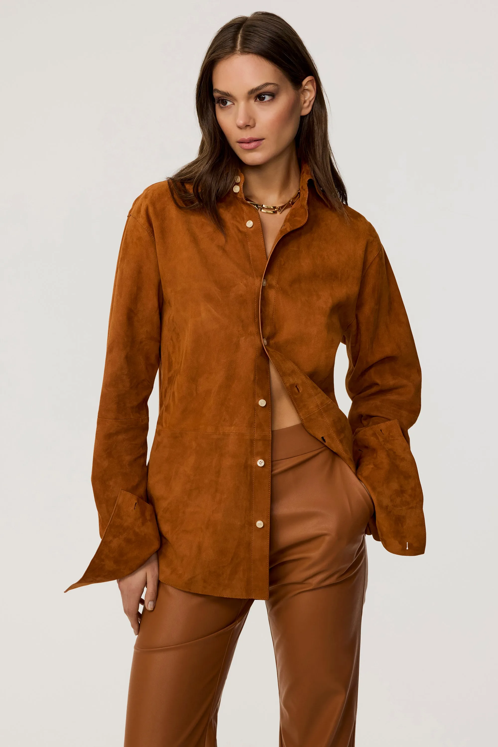 Kali Faux Suede Shirt