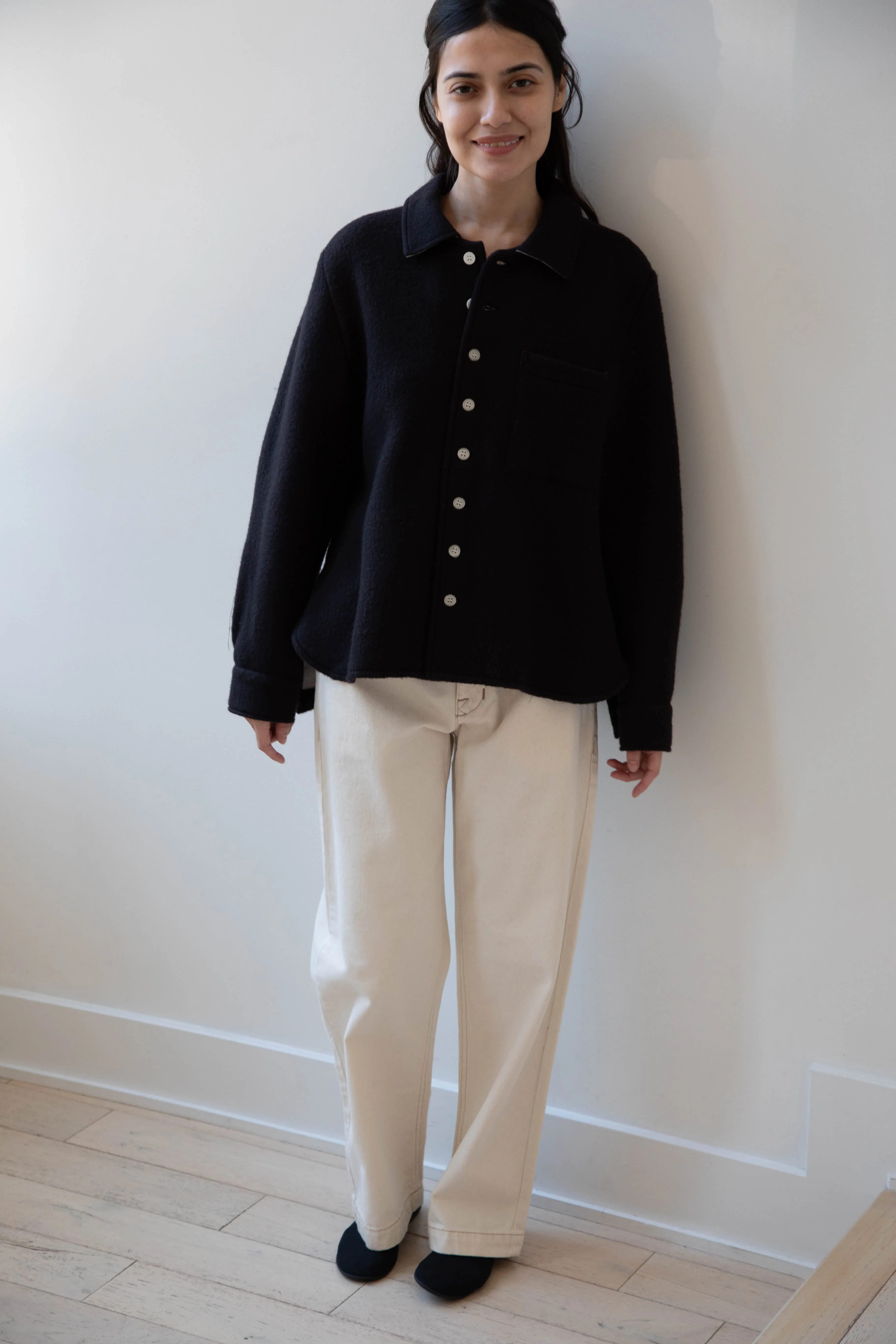 Laboratory | Wool Shirt in Black