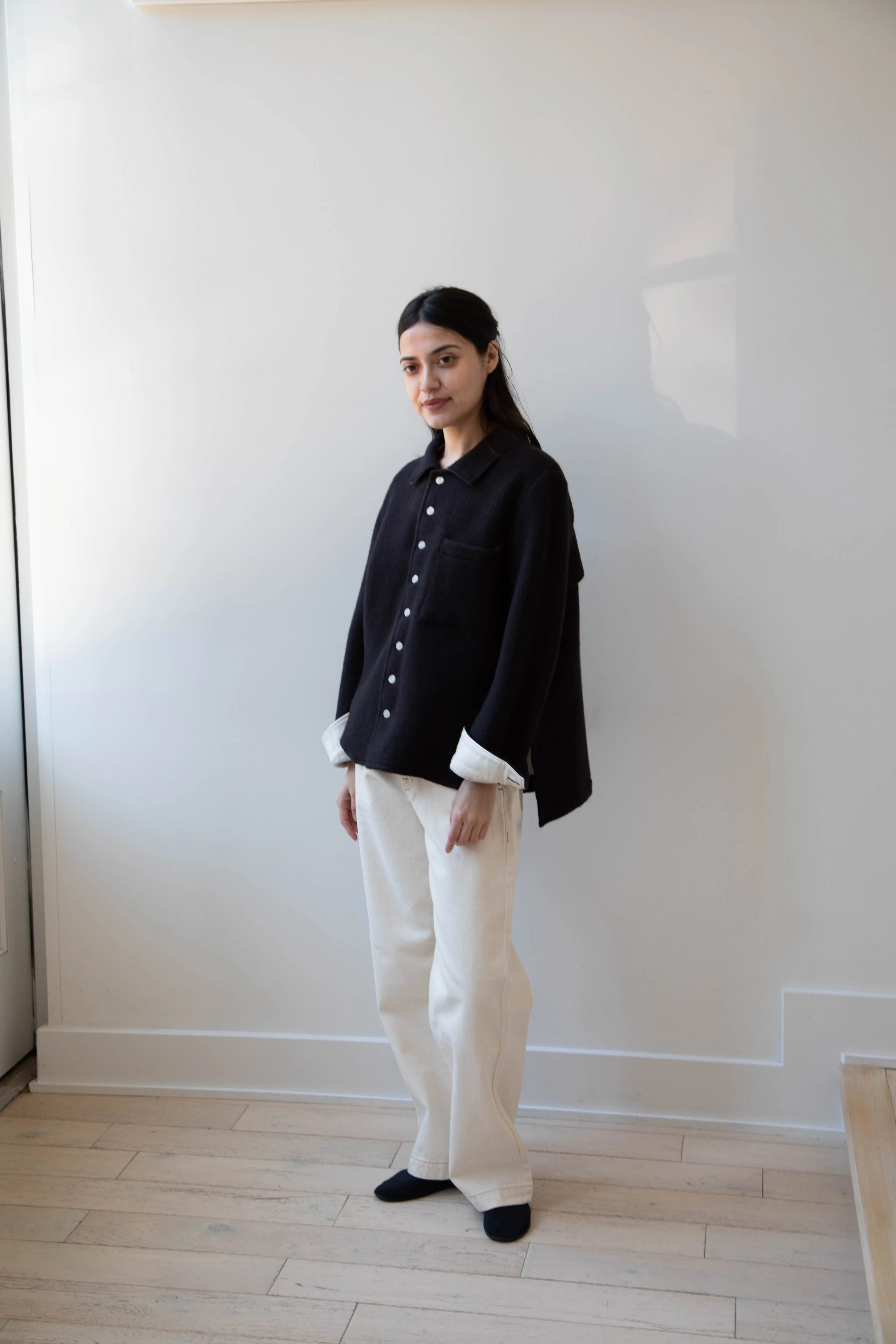 Laboratory | Wool Shirt in Black