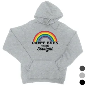 LGBT Can't Straight Rainbow Unisex Hoodie