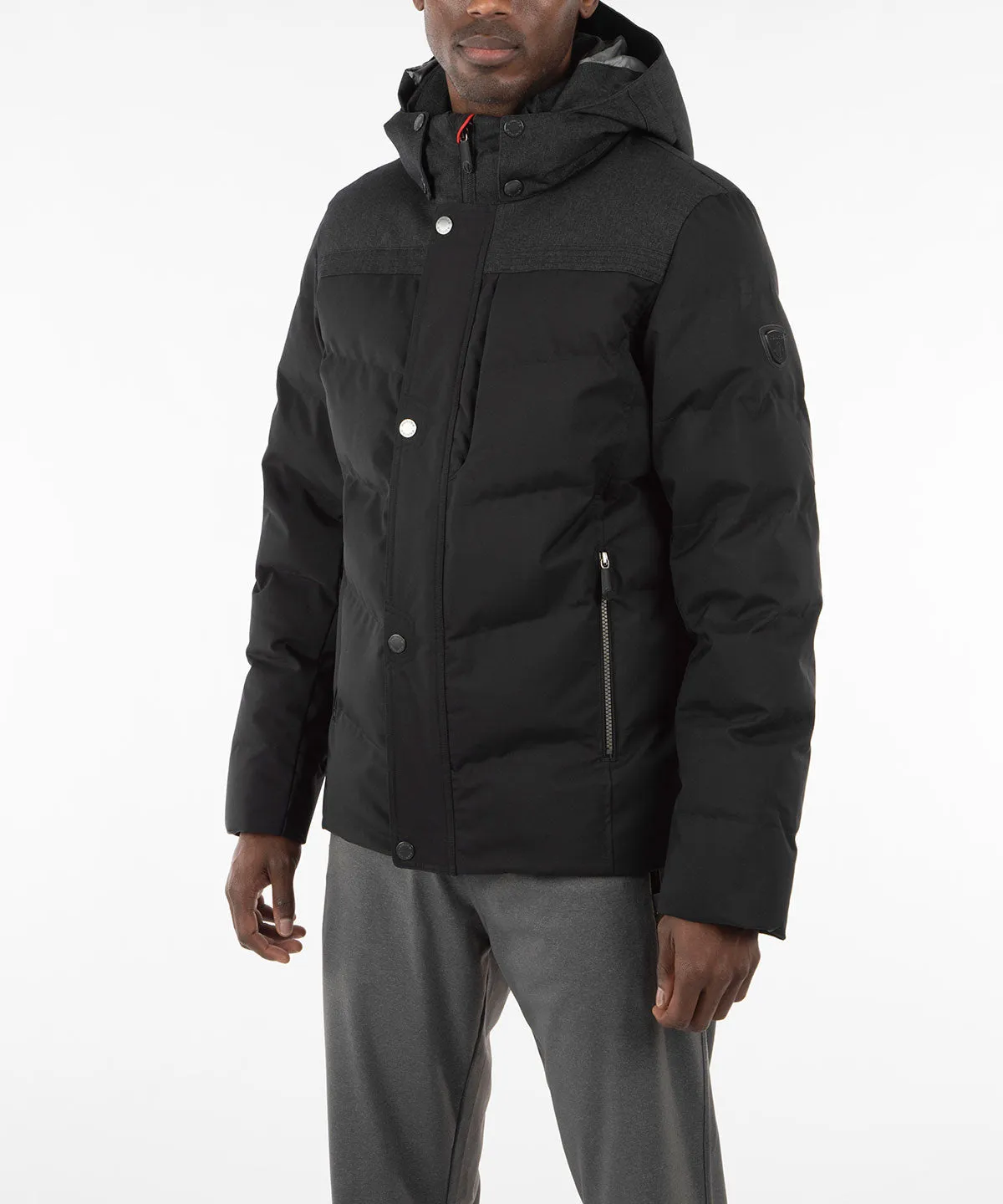 Men's Asher Waterproof Quilted Stretch Short Coat