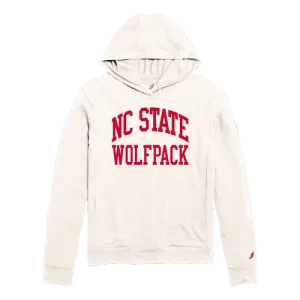 NC State Wolfpack Off-White Lightweight Jersey Hoodie