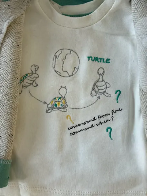 Newborn, Infant & Toddler Animal Theme (Turtle) 3-Piece Hoodie Jacket Set for Little Boys & Girls