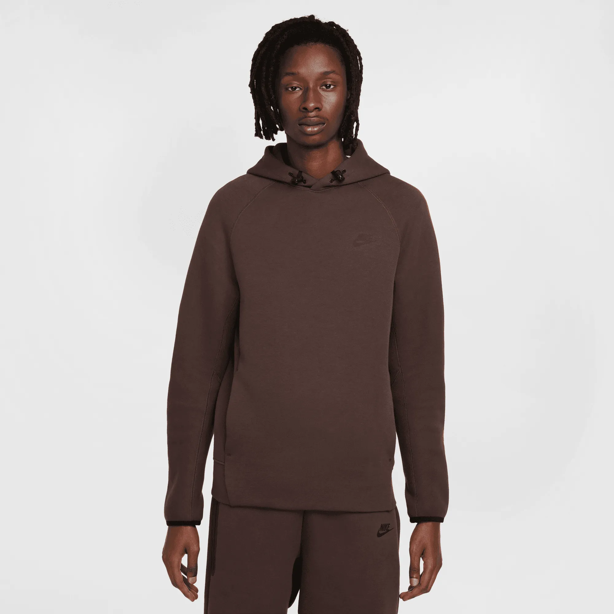 Nike Sportswear Brown Tech Fleece Pullover Hoodie