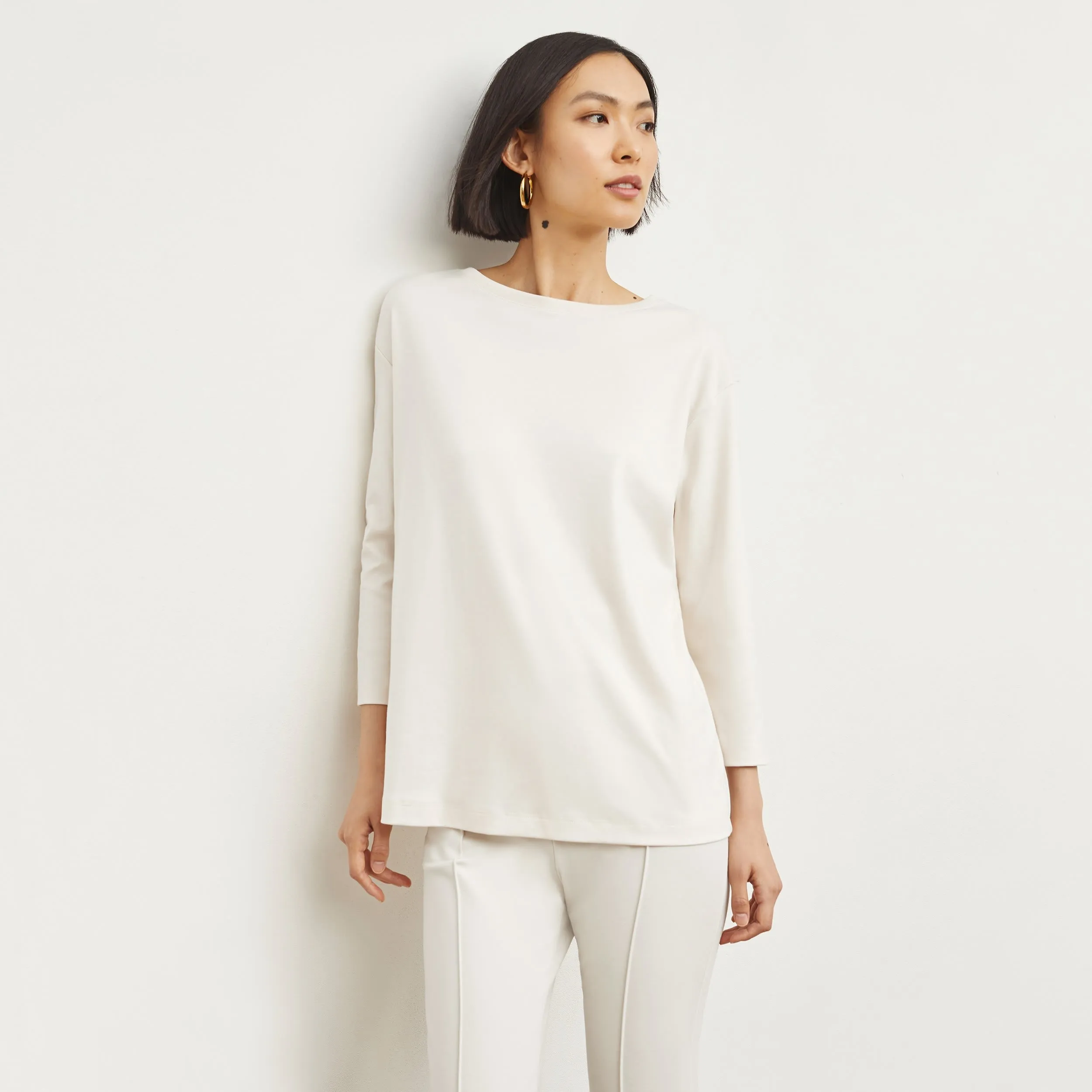 Owen T-Shirt - Pima Cotton :: Ivory